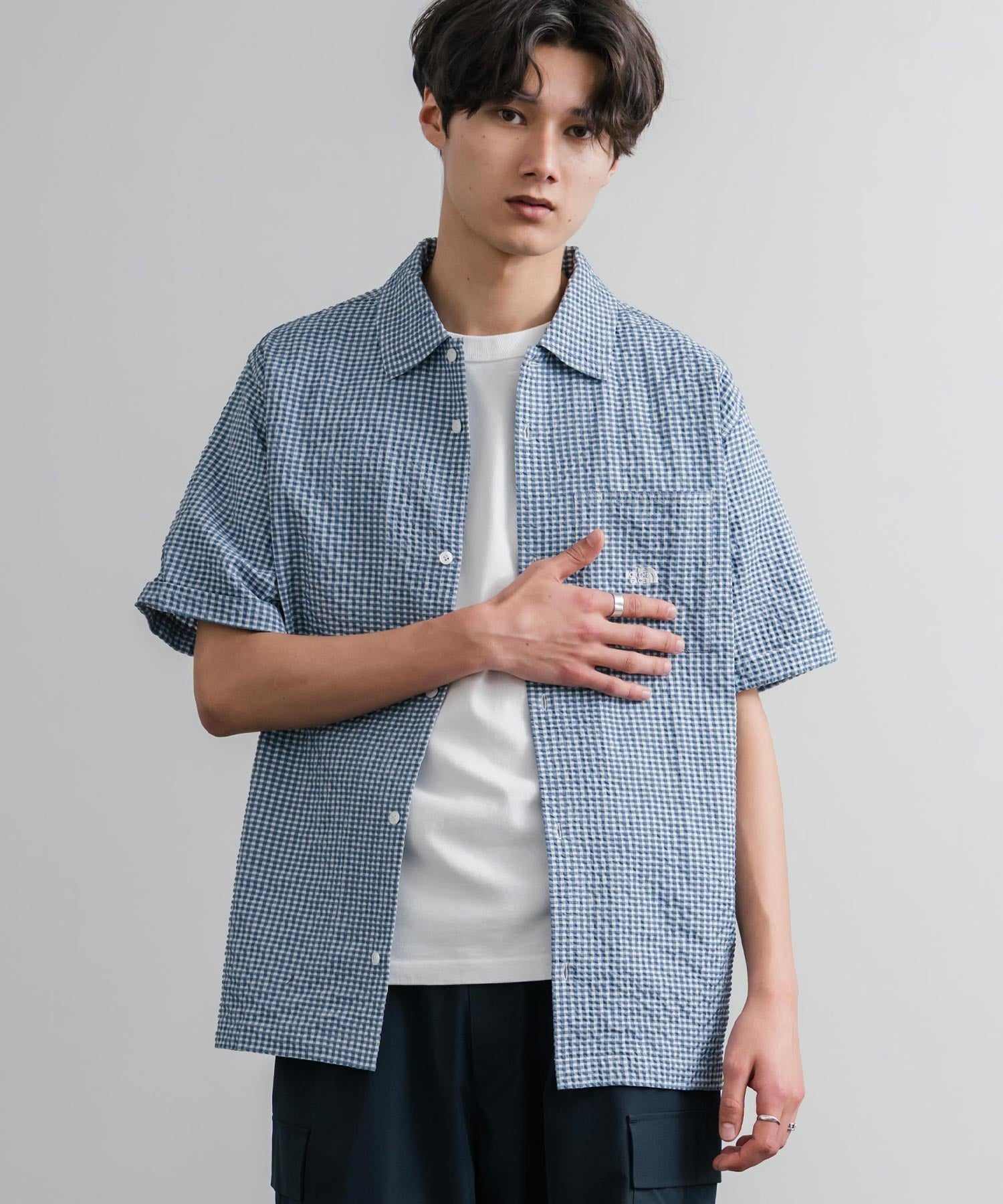 THE NORTH FACE ザ・ノースフェイス M'S TRAVELER CHECK S/S SHIRTS