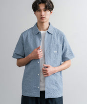 THE NORTH FACE ザ・ノースフェイス M'S TRAVELER CHECK S/S SHIRTS ワンポイントロゴ刺繍ギンガムチェック柄半袖シャツ 16021
