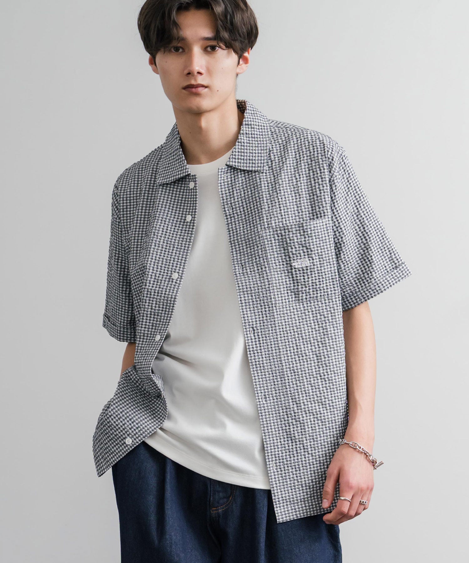 THE NORTH FACE ザ・ノースフェイス M'S TRAVELER CHECK S/S SHIRTS