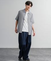 THE NORTH FACE ザ・ノースフェイス M'S TRAVELER CHECK S/S SHIRTS ワンポイントロゴ刺繍ギンガムチェック柄半袖シャツ 16021