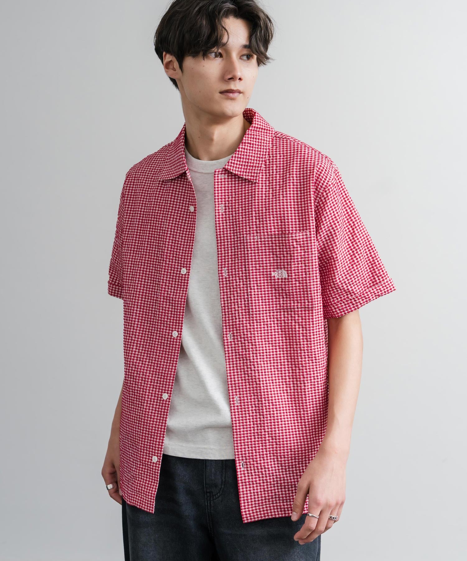 THE NORTH FACE ザ・ノースフェイス M'S TRAVELER CHECK S/S SHIRTS
