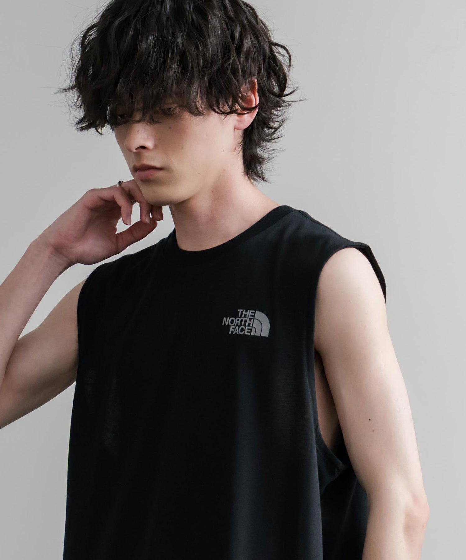 THE NORTH FACE M’S BASK SLEEVELESS 接触冷感バックグラフィックプリントノースリーブ 16022
