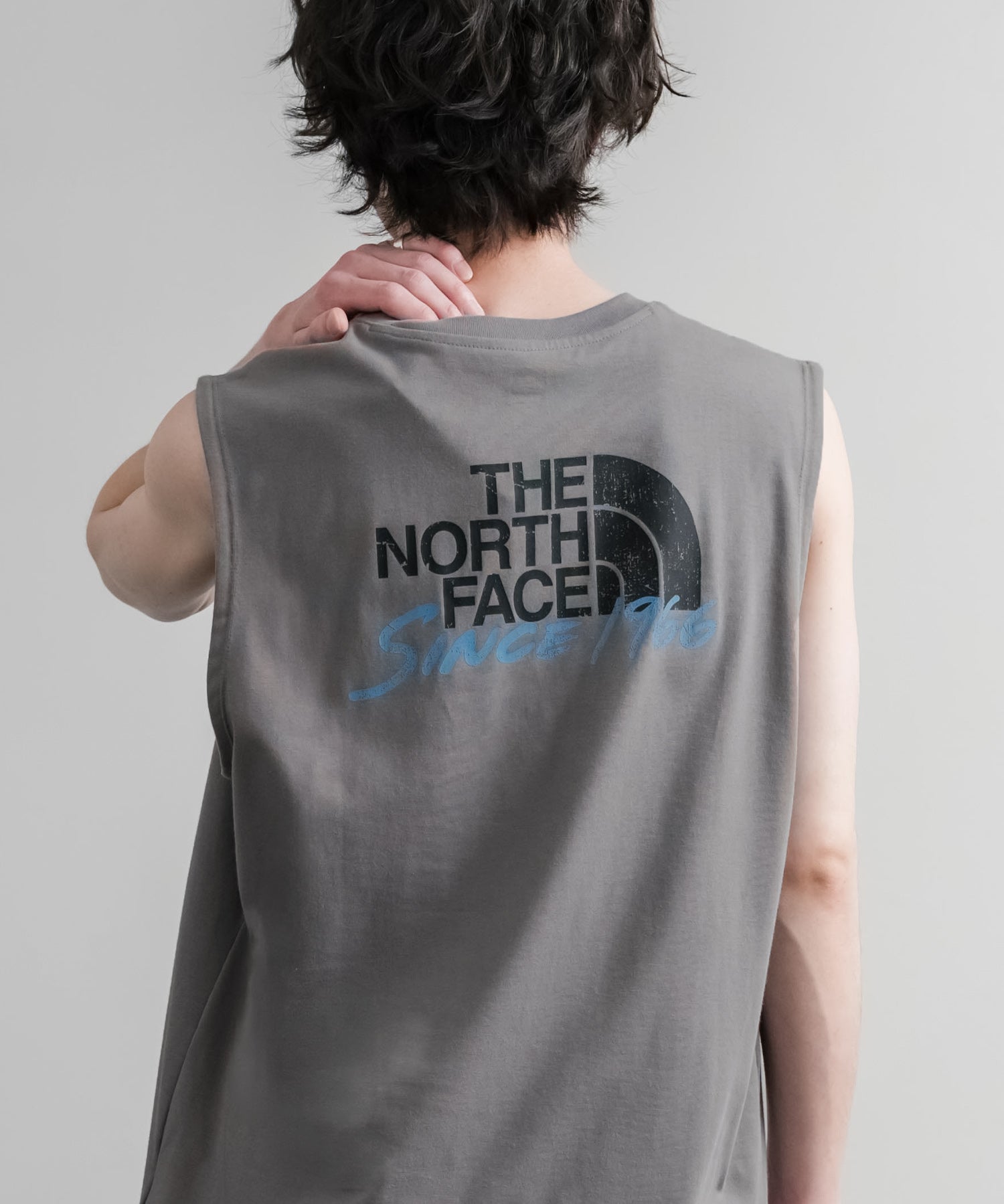 THE NORTH FACE M’S BASK SLEEVELESS 接触冷感バックグラフィックプリントノースリーブ 16022