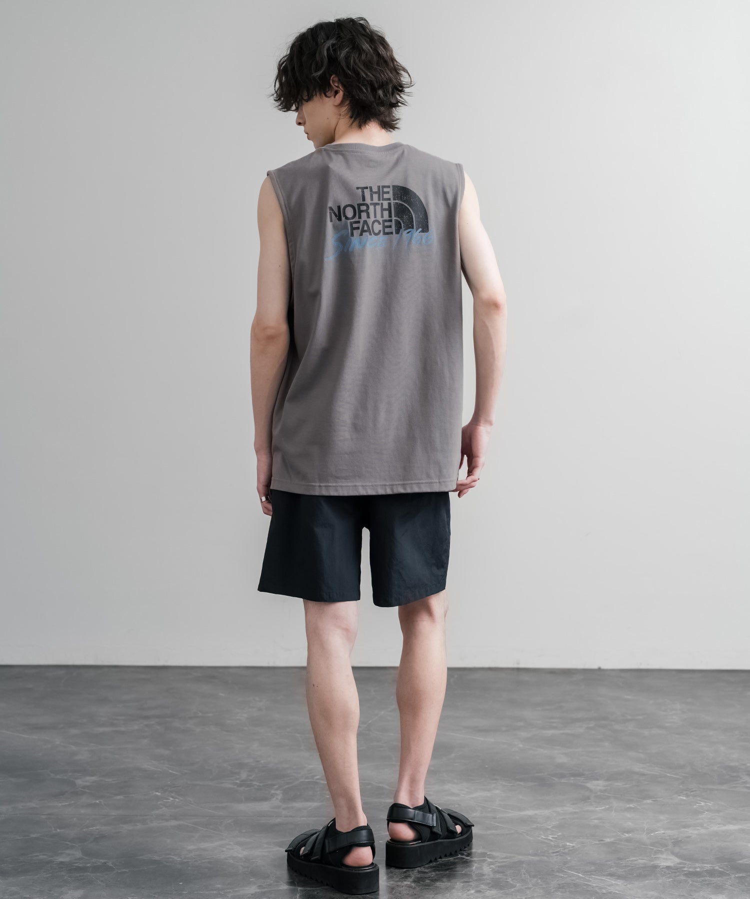 THE NORTH FACE M’S BASK SLEEVELESS 接触冷感バックグラフィックプリントノースリーブ 16022
