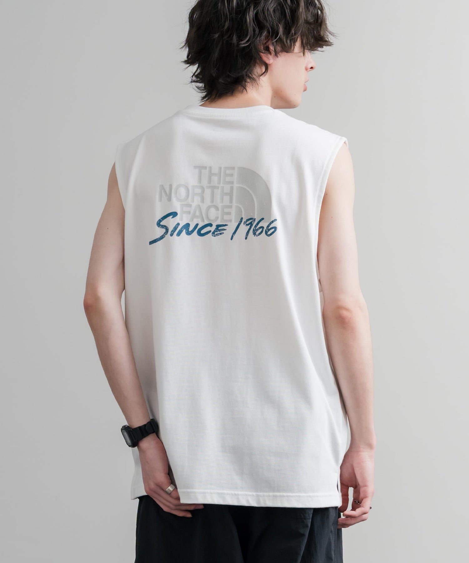 THE NORTH FACE M’S BASK SLEEVELESS 接触冷感バックグラフィックプリントノースリーブ 16022