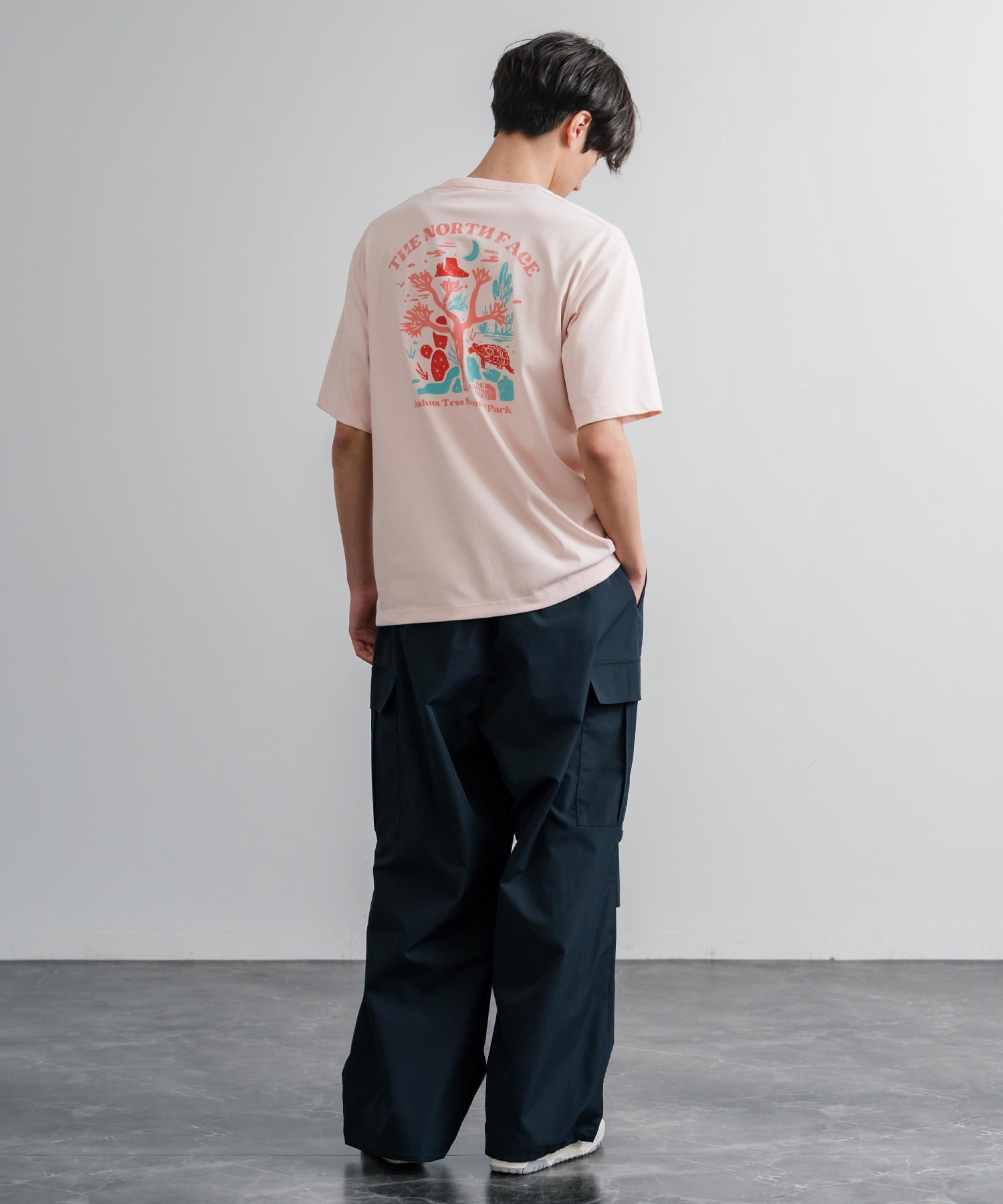 THE NORTH FACE ザ・ノースフェイス M'S EVERGREEN S/S R/TEE 1 バックプリント半袖クルーネックTシャツ 16023