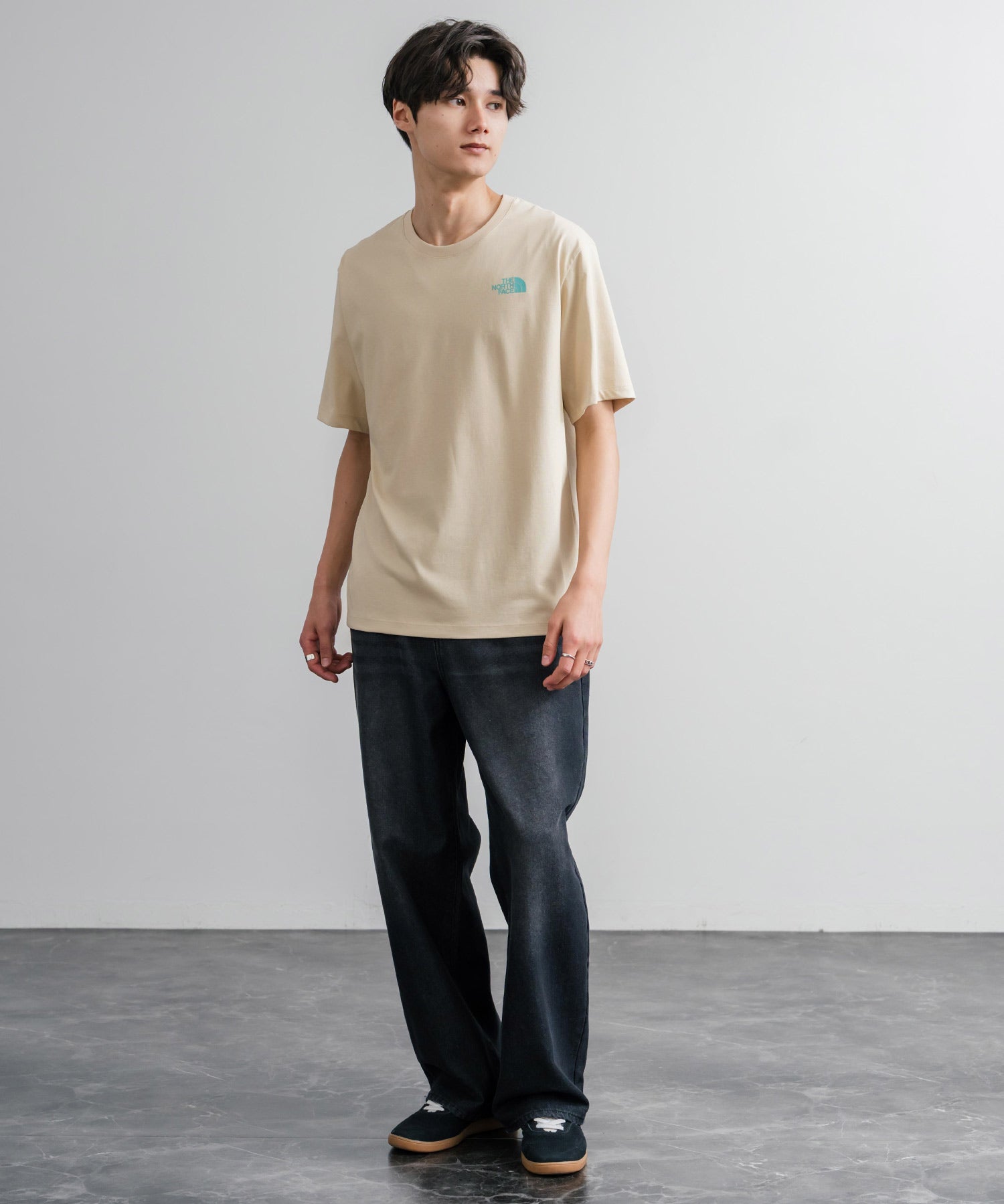 THE NORTH FACE ザ・ノースフェイス M'S EVERGREEN S/S R/TEE 1 バックプリント半袖クルーネックTシャツ 16023