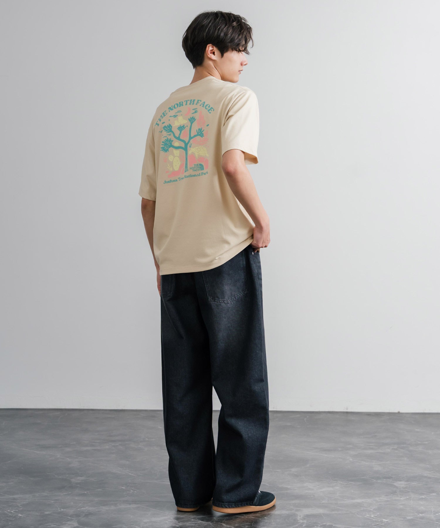 THE NORTH FACE ザ・ノースフェイス M'S EVERGREEN S/S R/TEE 1 バック
