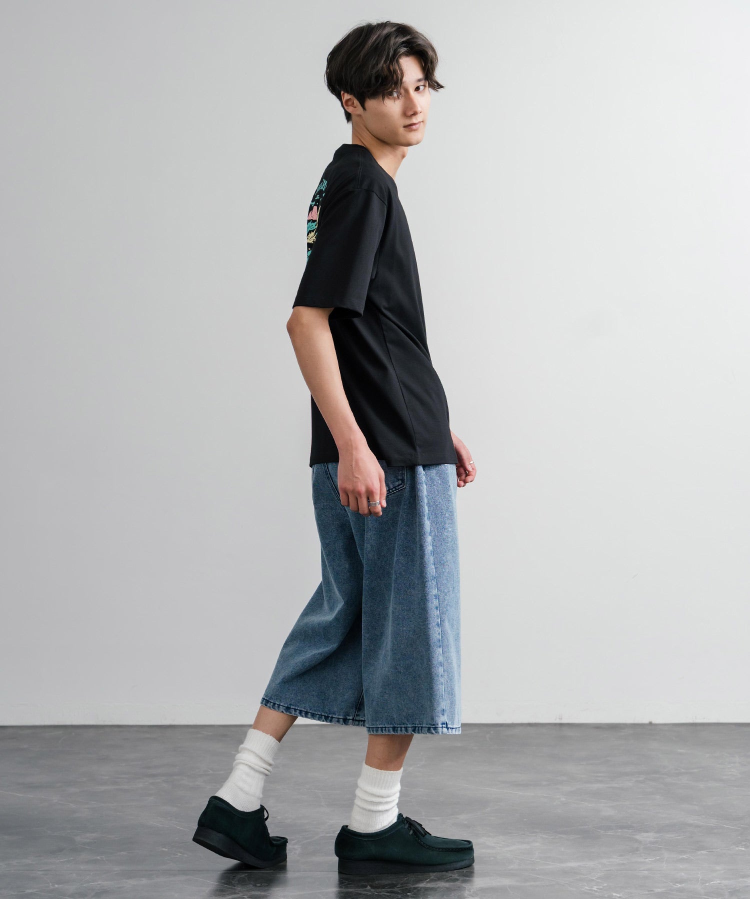 THE NORTH FACE ザ・ノースフェイス M'S EVERGREEN S/S R/TEE 1 バックプリント半袖クルーネックTシャツ 16023