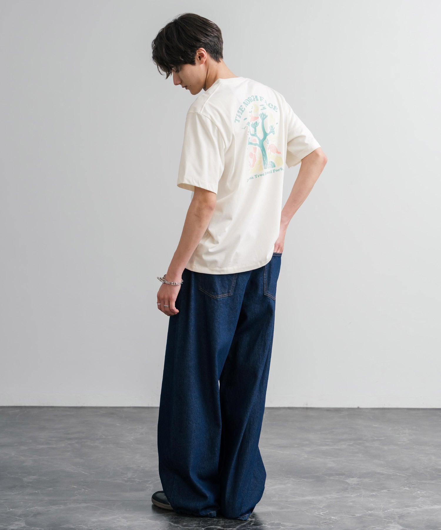 THE NORTH FACE ザ・ノースフェイス M'S EVERGREEN S/S R/TEE 1 バックプリント半袖クルーネックTシャツ 16023