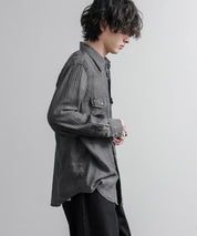 KRIFF MAYER クリフメイヤー オーバーサイズエアーライトデニムウエスタン長袖シャツ 2555106 16027