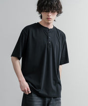 KRIFF MAYER クリフメイヤー 接触冷感・UVカット 夏季GO！TEE ヘンリーネック半袖Tシャツ 2555125 16029