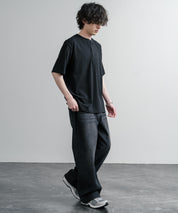 KRIFF MAYER クリフメイヤー 接触冷感・UVカット 夏季GO！TEE ヘンリーネック半袖Tシャツ 2555125 16029