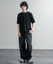 KRIFF MAYER クリフメイヤー 接触冷感・UVカット 夏季GO！TEE ヘンリーネック半袖Tシャツ 2555125 16029
