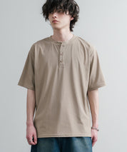 KRIFF MAYER クリフメイヤー 接触冷感・UVカット 夏季GO！TEE ヘンリーネック半袖Tシャツ 2555125 16029
