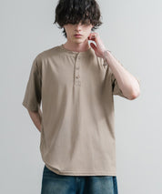 KRIFF MAYER クリフメイヤー 接触冷感・UVカット 夏季GO！TEE ヘンリーネック半袖Tシャツ 2555125 16029