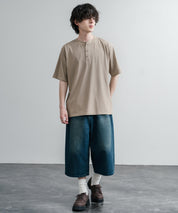 KRIFF MAYER クリフメイヤー 接触冷感・UVカット 夏季GO！TEE ヘンリーネック半袖Tシャツ 2555125 16029