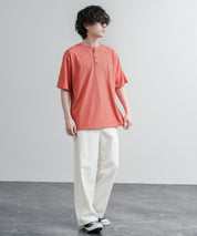 KRIFF MAYER クリフメイヤー 接触冷感・UVカット 夏季GO！TEE ヘンリーネック半袖Tシャツ 2555125 16029