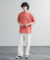 KRIFF MAYER クリフメイヤー 接触冷感・UVカット 夏季GO！TEE ヘンリーネック半袖Tシャツ 2555125 16029