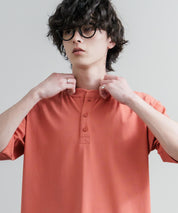 KRIFF MAYER クリフメイヤー 接触冷感・UVカット 夏季GO！TEE ヘンリーネック半袖Tシャツ 2555125 16029