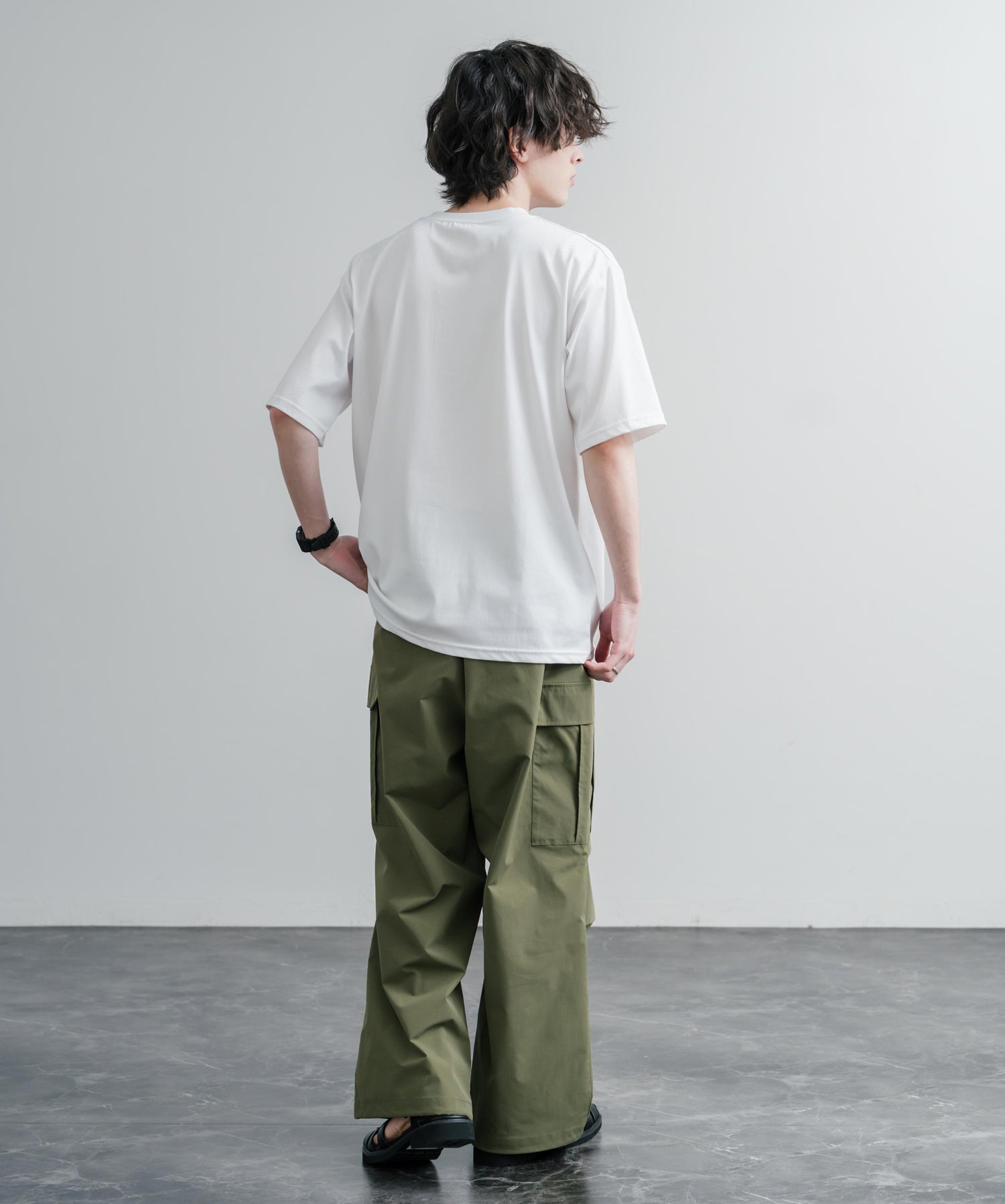KRIFF MAYER クリフメイヤー 接触冷感・UVカット 夏季GO！TEE ヘンリーネック半袖Tシャツ 2555125 16029