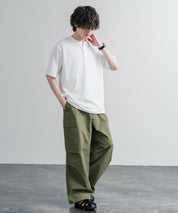KRIFF MAYER クリフメイヤー 接触冷感・UVカット 夏季GO！TEE ヘンリーネック半袖Tシャツ 2555125 16029