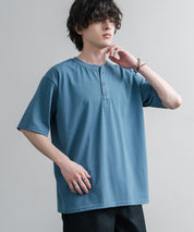 KRIFF MAYER クリフメイヤー 接触冷感・UVカット 夏季GO！TEE ヘンリーネック半袖Tシャツ 2555125 16029