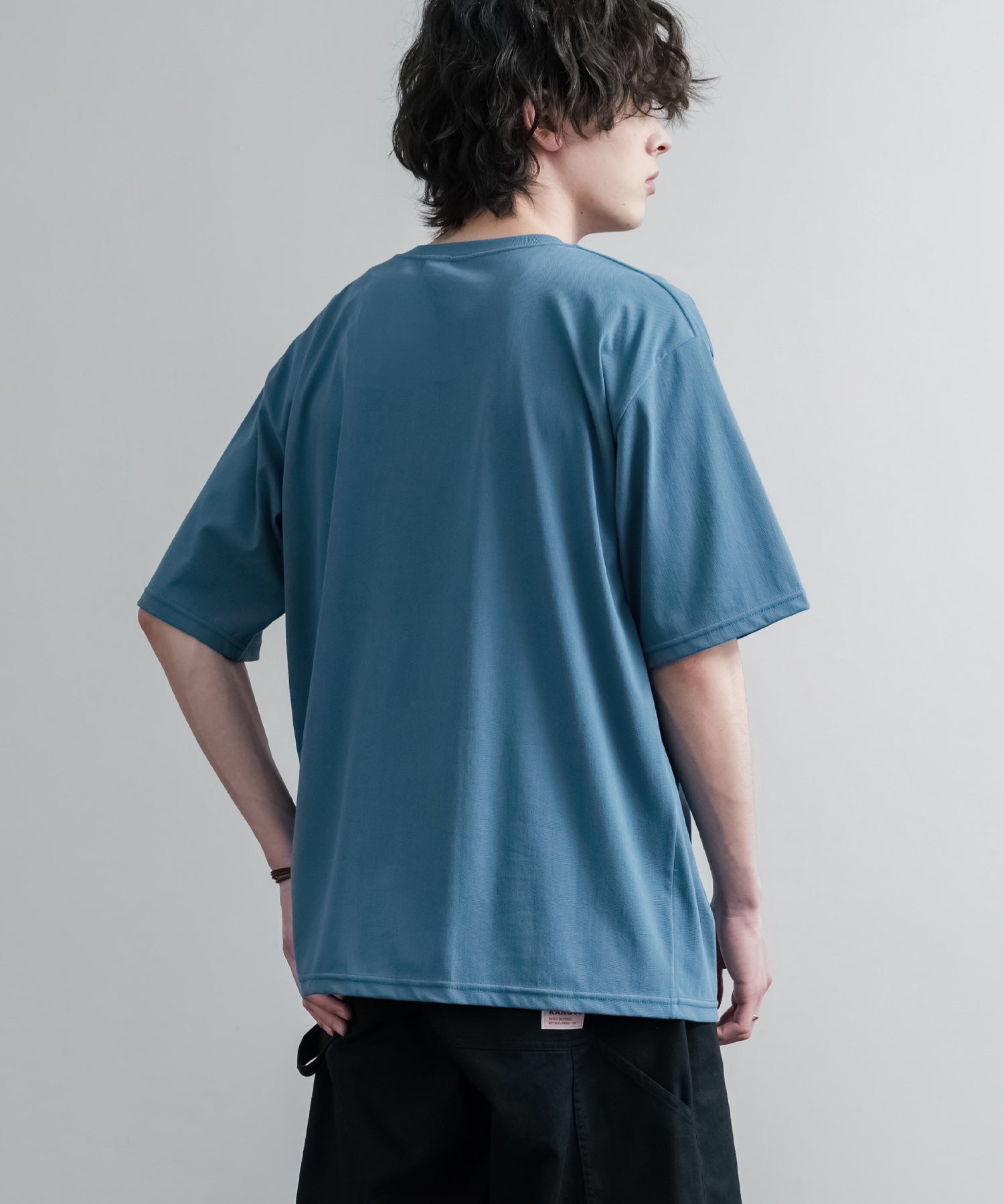 KRIFF MAYER クリフメイヤー 接触冷感・UVカット 夏季GO！TEE ヘンリーネック半袖Tシャツ 2555125 16029