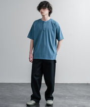 KRIFF MAYER クリフメイヤー 接触冷感・UVカット 夏季GO！TEE ヘンリーネック半袖Tシャツ 2555125 16029