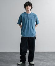KRIFF MAYER クリフメイヤー 接触冷感・UVカット 夏季GO！TEE ヘンリーネック半袖Tシャツ 2555125 16029