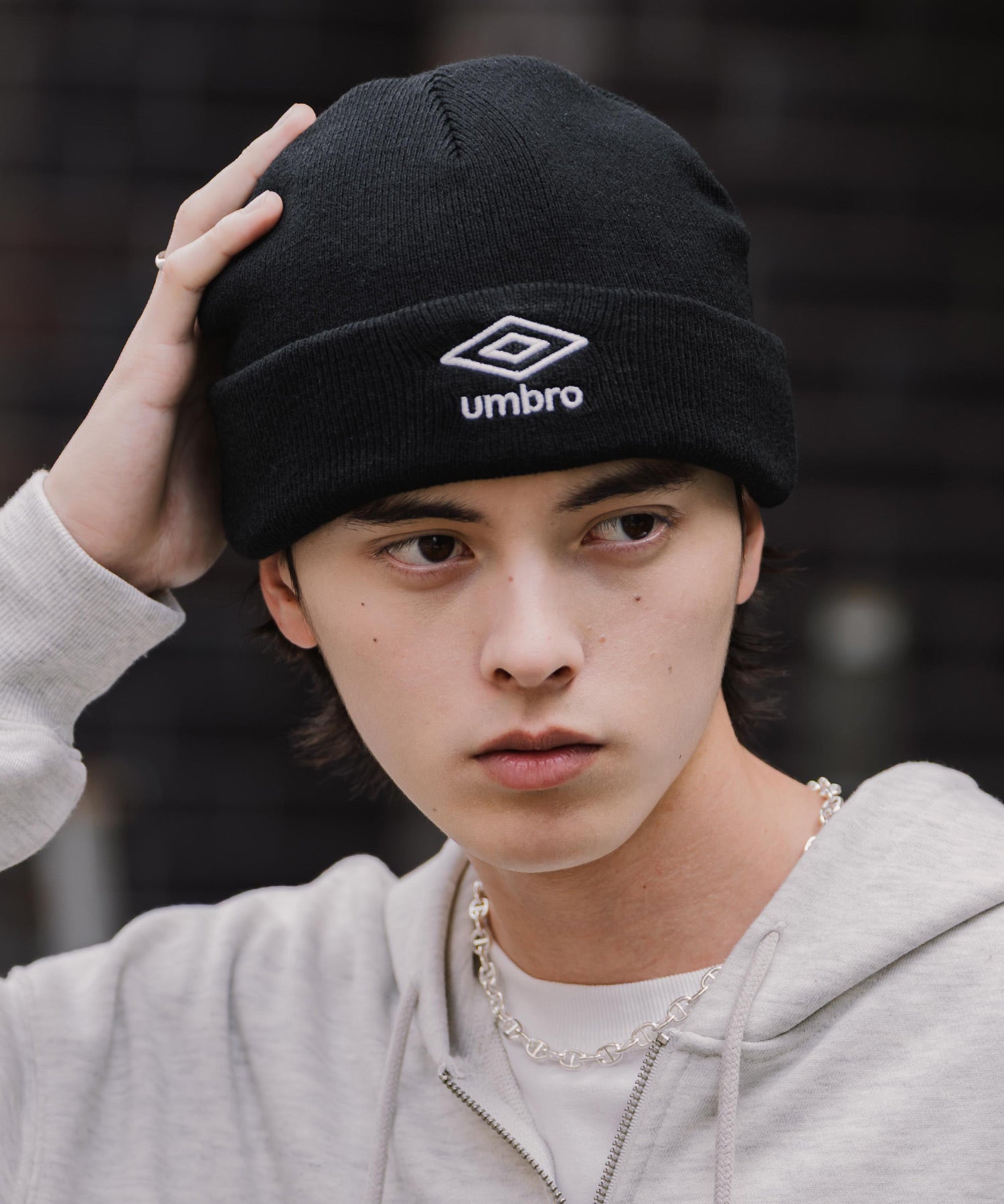 UMBRO アンブロ 別注コラボ 2WAYシングルニットワッチ ニットキャップ ビーニー 16034