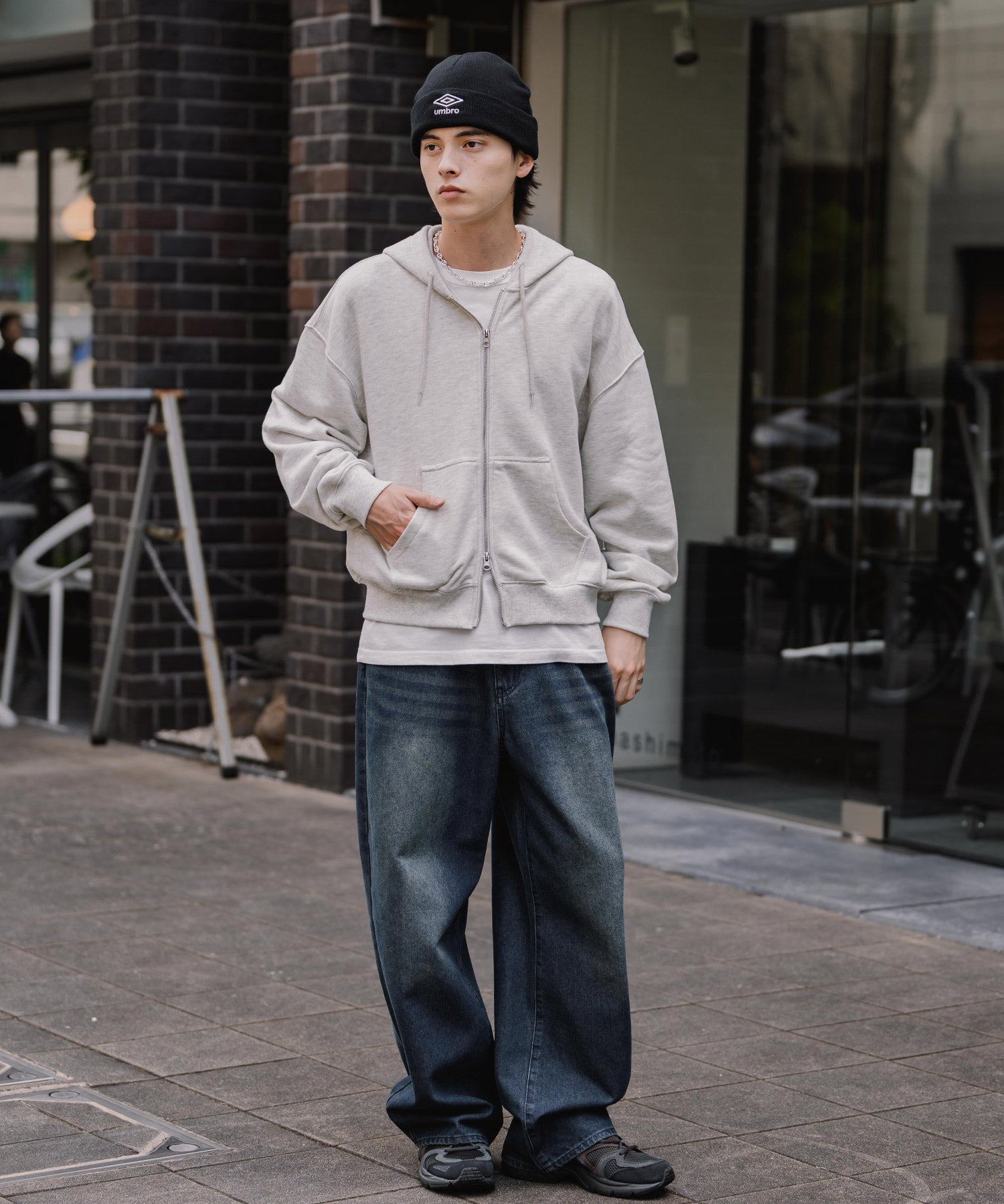 UMBRO アンブロ 別注コラボ 2WAYシングルニットワッチ ニットキャップ ビーニー 16034
