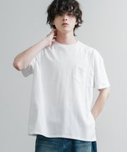 Upscape Audience アップスケープオーディエンス 日本製 国産ビッグサイズリメイクUSAファブリックポケット付き半袖Tシャツ AUD6739 16035