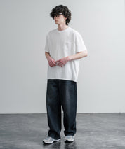 Upscape Audience アップスケープオーディエンス 日本製 国産ビッグサイズリメイクUSAファブリックポケット付き半袖Tシャツ AUD6739 16035