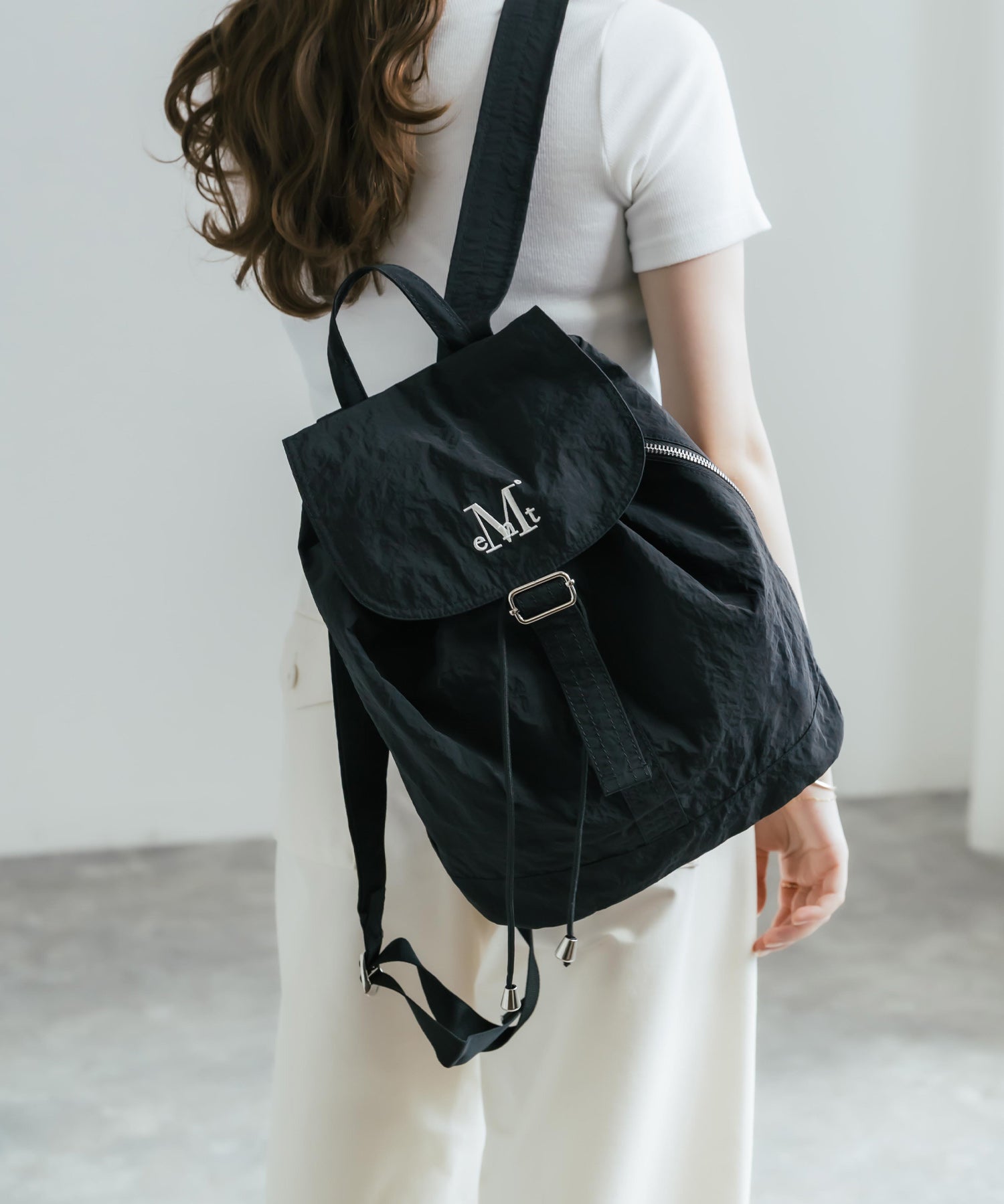 MUCENT MUTE MINI BACK PACK ロゴ刺繍バックパック ミニリュック 16037