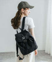MUCENT MUTE MINI BACK PACK ロゴ刺繍バックパック ミニリュック 16037
