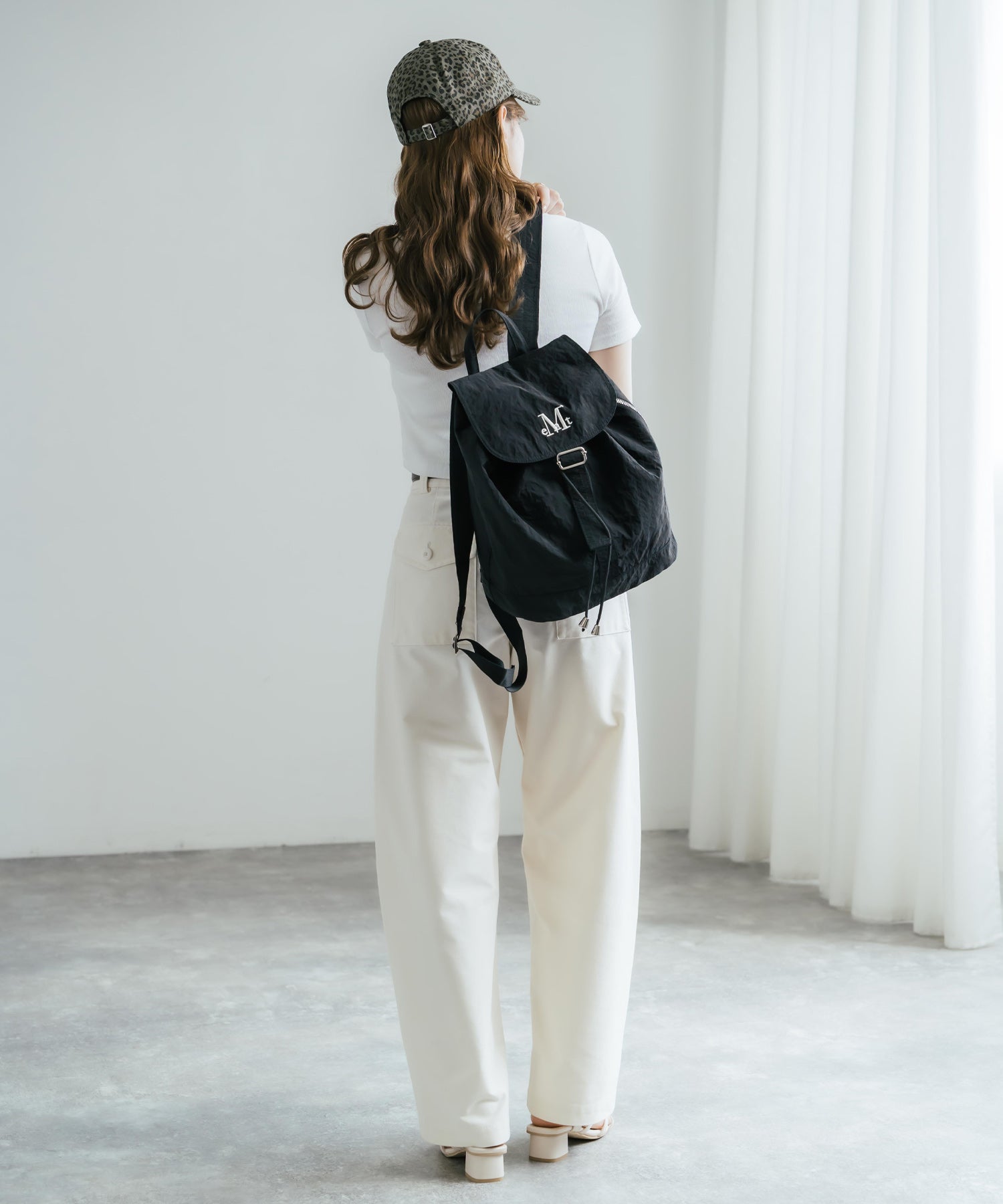 MUCENT MUTE MINI BACK PACK ロゴ刺繍バックパック ミニリュック 16037
