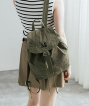 MUCENT MUTE MINI BACK PACK ロゴ刺繍バックパック ミニリュック 16037