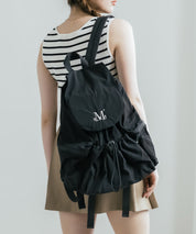 MUCENT TEENS BACK PACK ロゴ刺繍バックパック リュック 16038