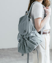 MUCENT TEENS BACK PACK ロゴ刺繍バックパック リュック 16038