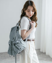 MUCENT TEENS BACK PACK ロゴ刺繍バックパック リュック 16038