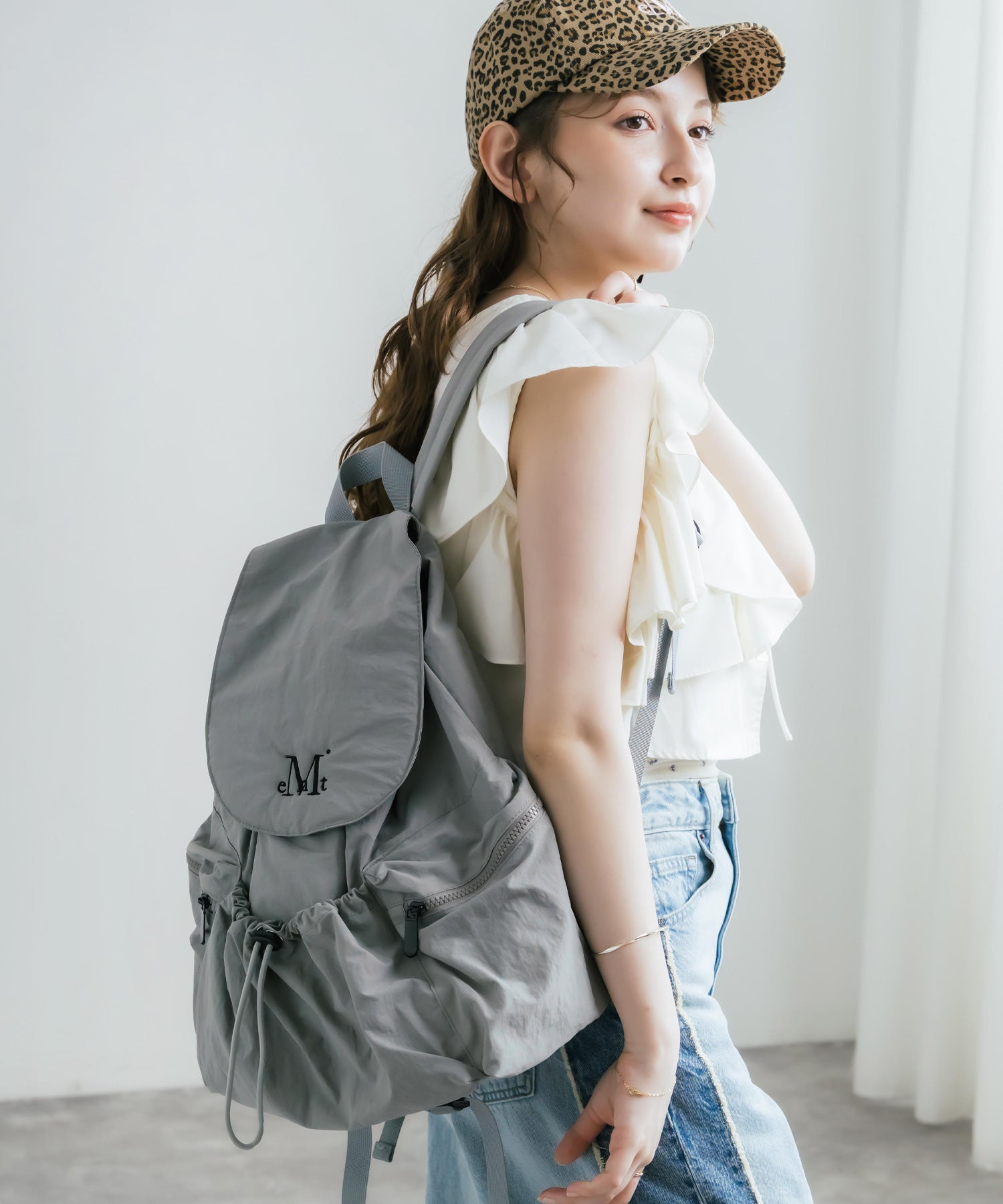 MUCENT TEENS BACK PACK ロゴ刺繍バックパック リュック 16038 – Rocky