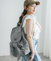 MUCENT TEENS BACK PACK ロゴ刺繍バックパック リュック 16038