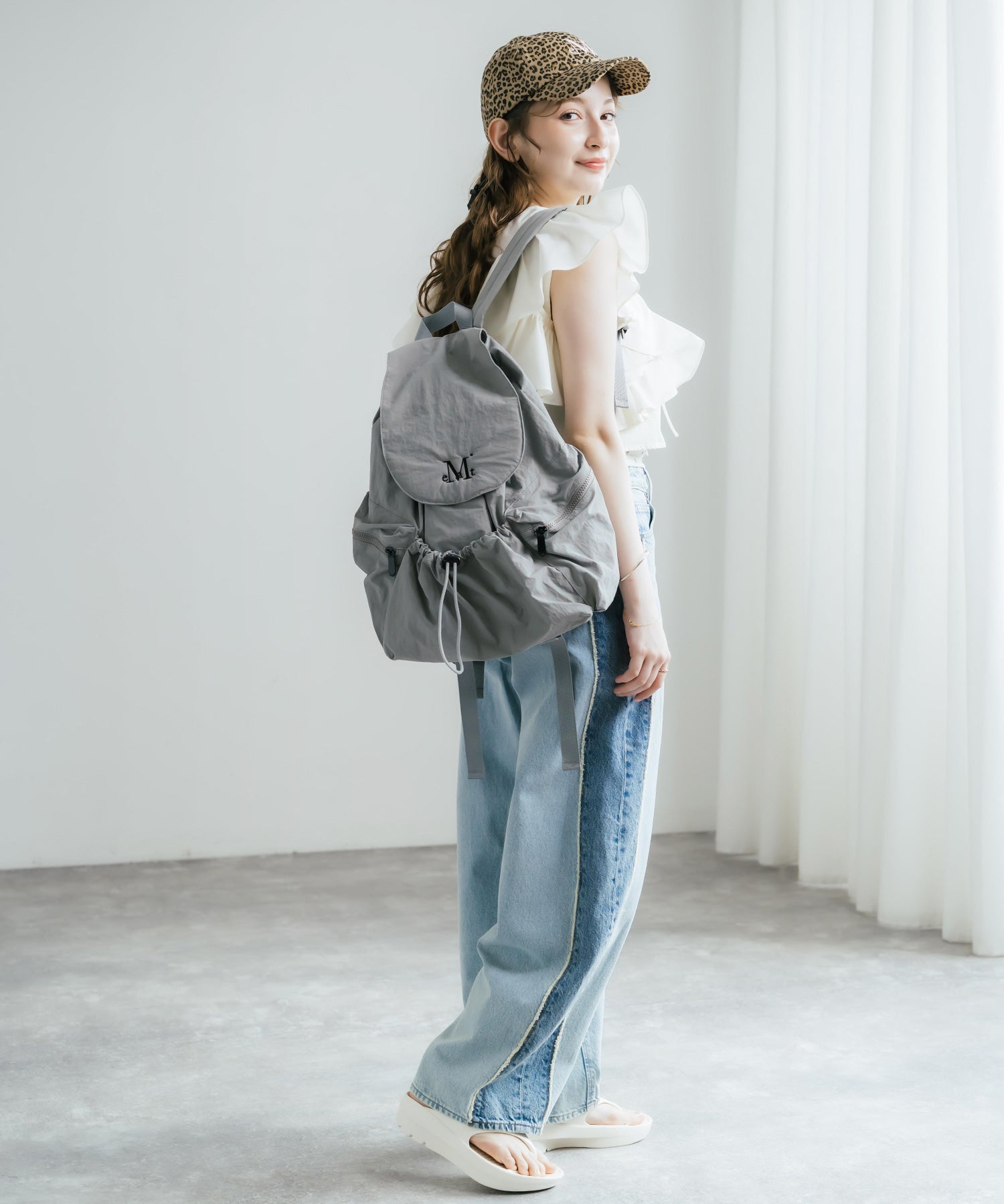 MUCENT TEENS BACK PACK ロゴ刺繍バックパック リュック 16038 – Rocky