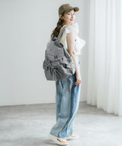 MUCENT TEENS BACK PACK ロゴ刺繍バックパック リュック 16038