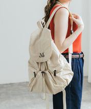 MUCENT TEENS BACK PACK ロゴ刺繍バックパック リュック 16038