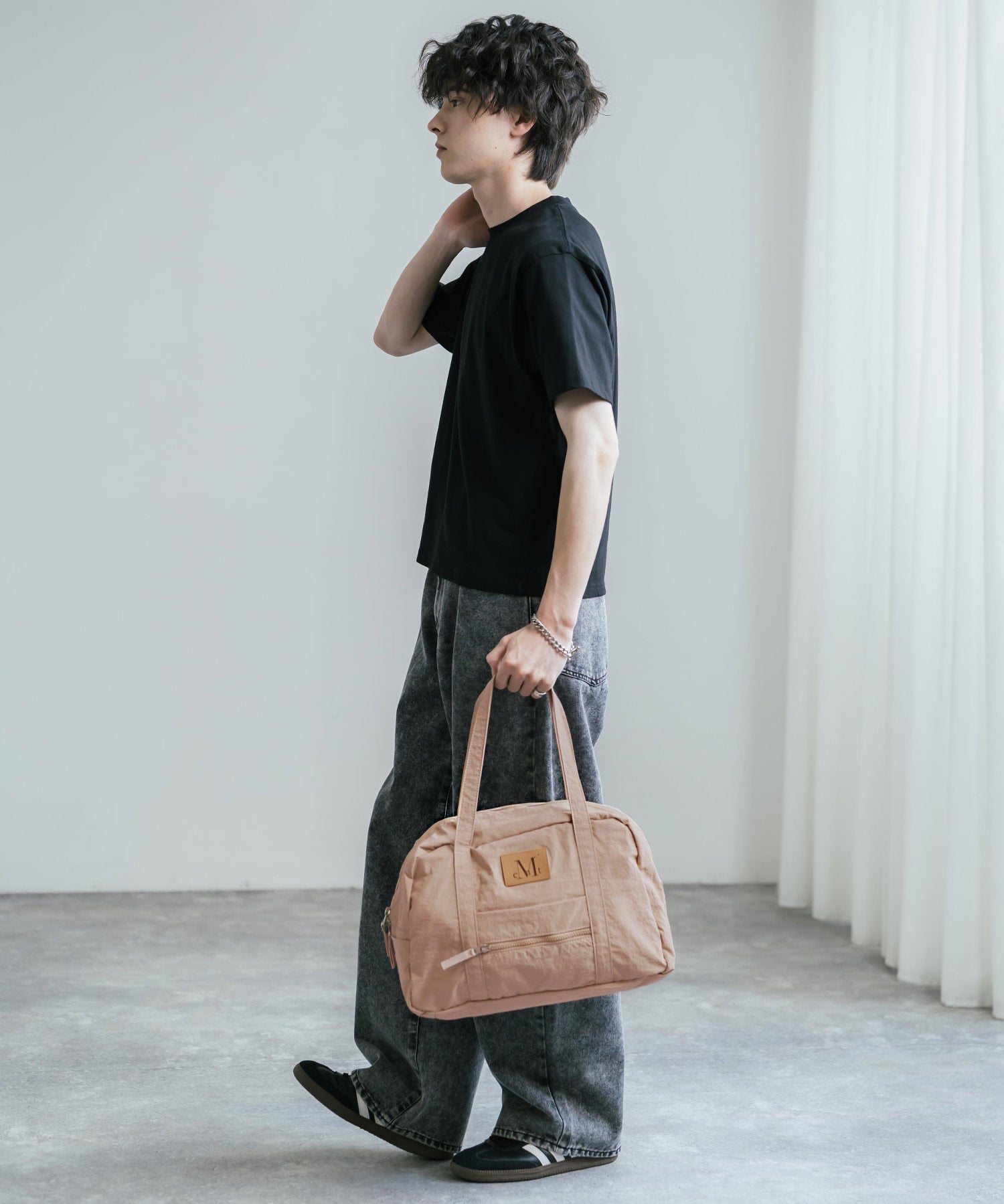 MUCENT ムセント AMANDA FRONT POCKET SHOULDER BAG UNISEX ボストンバッグ/ショルダーバッグ 16039
