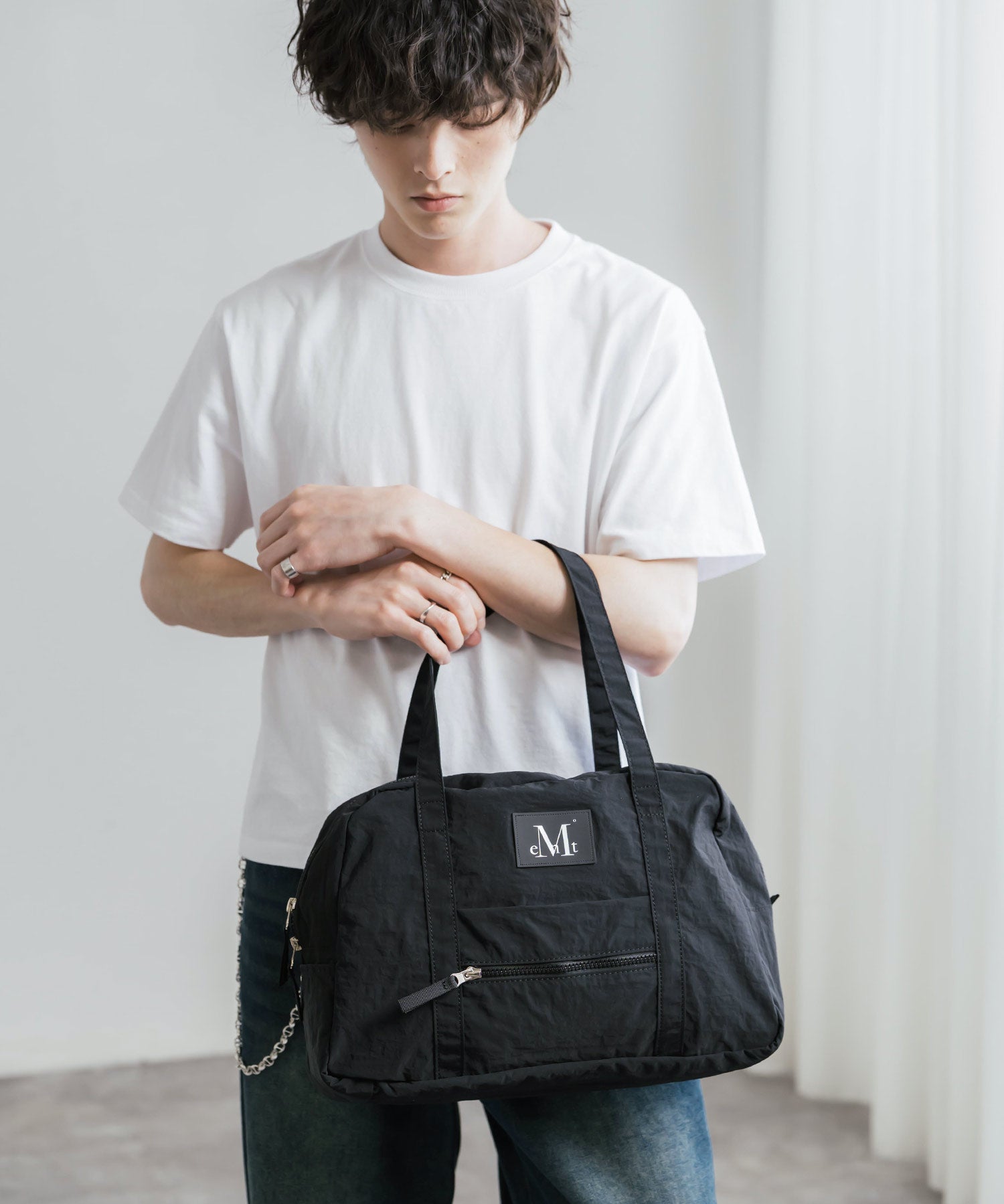 MUCENT ムセント AMANDA FRONT POCKET SHOULDER BAG UNISEX ボストンバッグ/ショルダーバッグ 16039