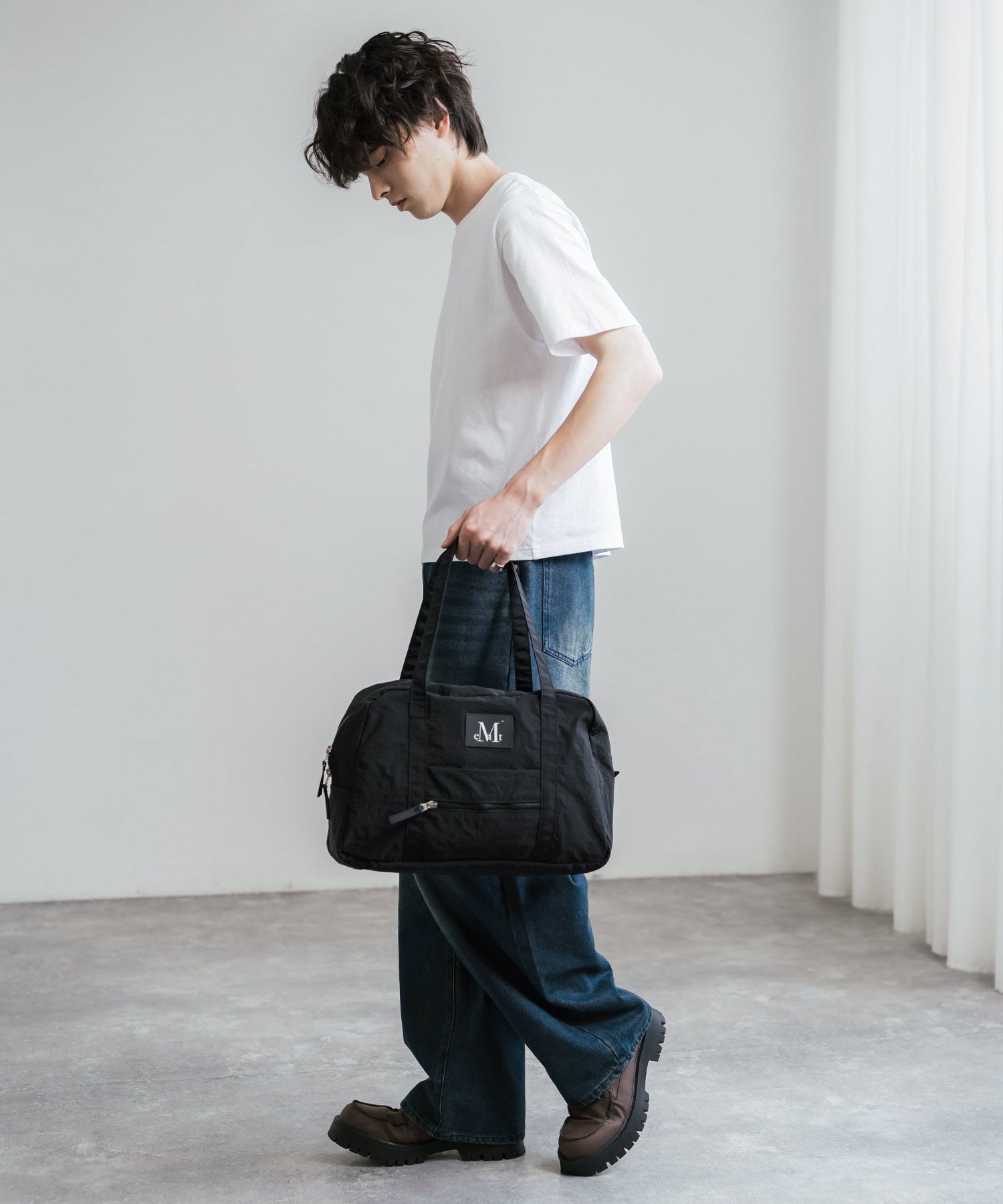 MUCENT ムセント AMANDA FRONT POCKET SHOULDER BAG UNISEX ボストン