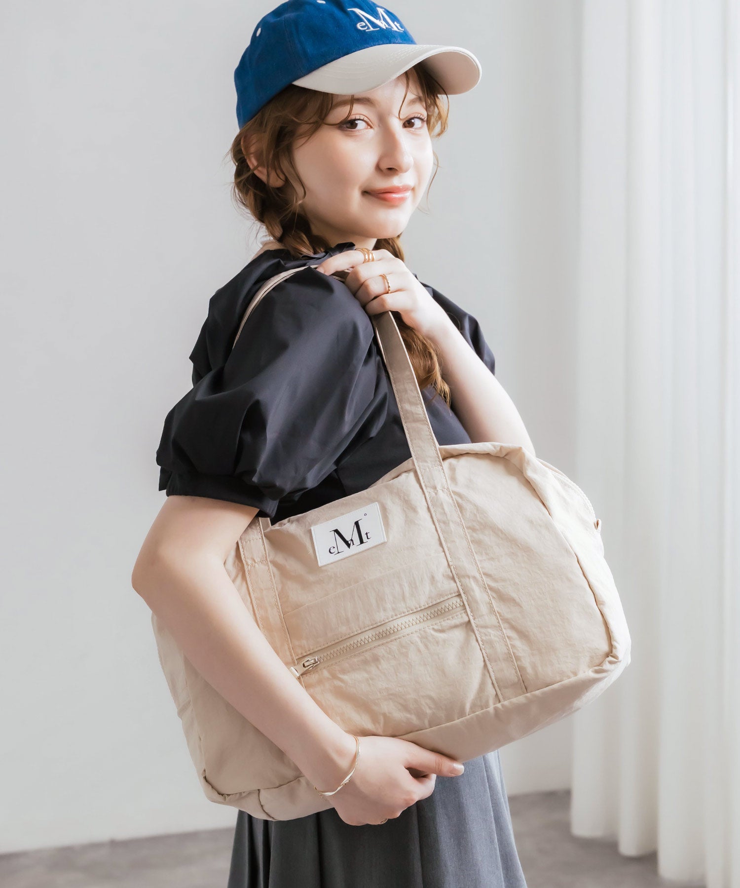 MUCENT ムセント AMANDA FRONT POCKET SHOULDER BAG UNISEX ボストンバッグ/ショルダーバッグ 16039